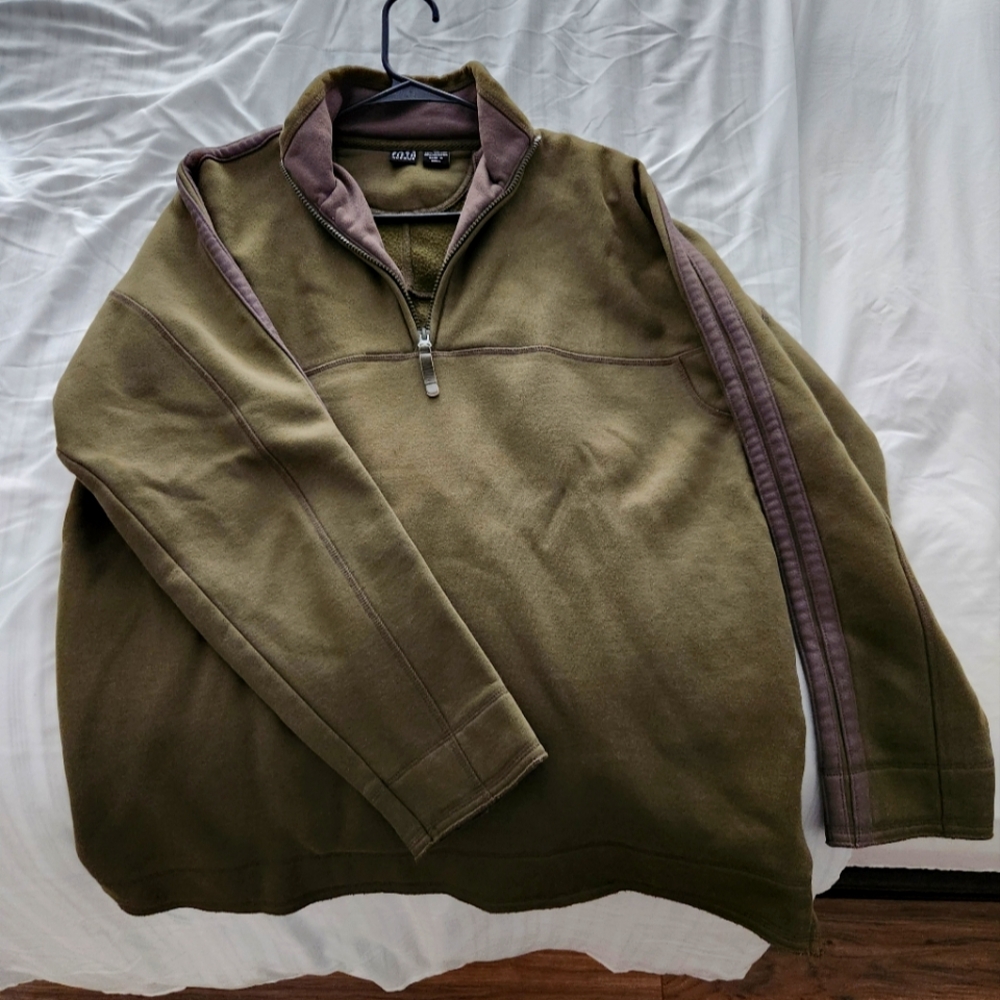 Saks 5th Ave men's quarter-zip sweater